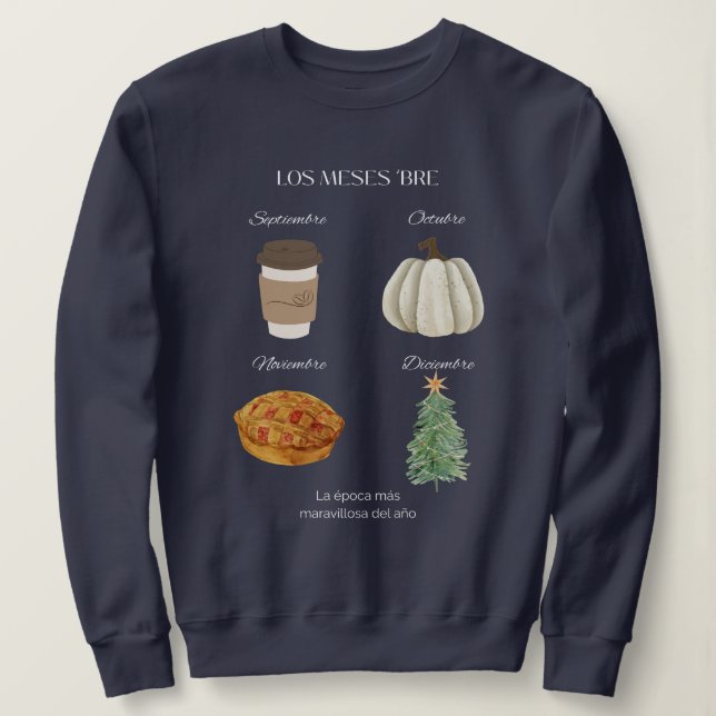 The ‘ber Months Spanish Version Sweatshirt (Design Front)