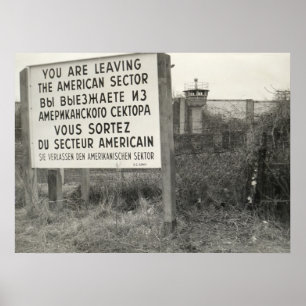 The Berlin Wall in a Neighbourhood Poster