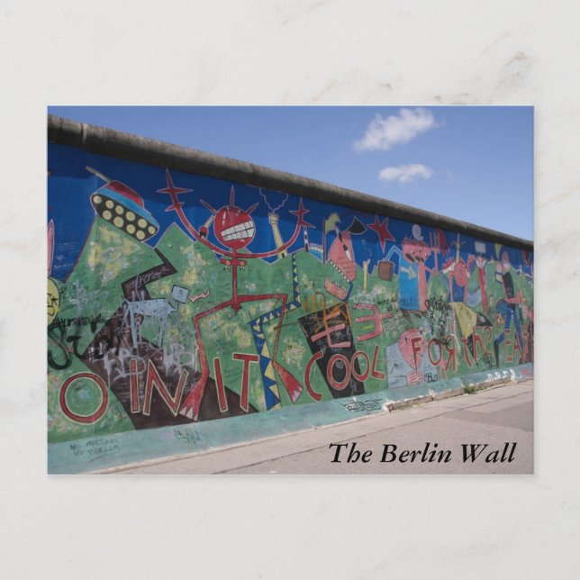 The Berlin Wall Postcard (Front)
