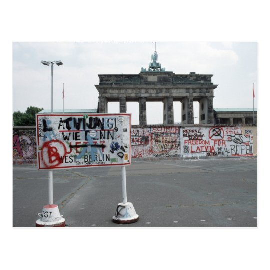 The Berlin Wall Postcard