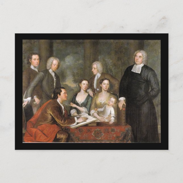 The Bermuda Group, by John Smibert Postcard (Front)