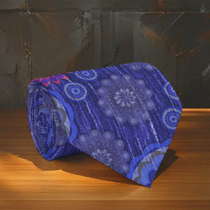 The Berry floral rainy scatter fibres textured Tie