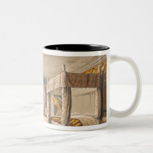 The Best Bedroom, Cotehele House, c.1830-40 (colou Two-Tone Coffee Mug