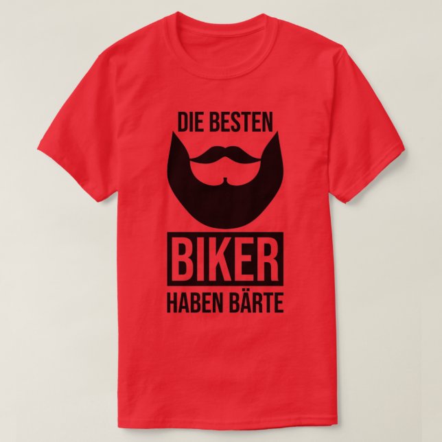 The best bikers have beards 2 T-Shirt (Design Front)