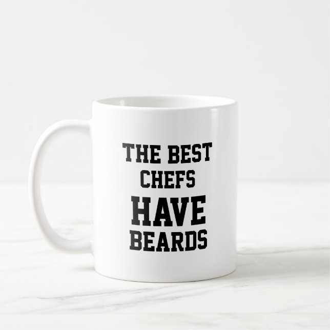 The Best Chefs Have Beards Coffee Mug (Left)