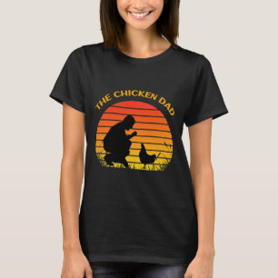 The Best Chicken Dad Vintage Retro T-Shirt