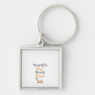 The Best Coworker In The World Graphic Key Ring
