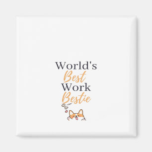 The Best Coworker In The World Graphic Magnet