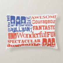 The Best Dad Awesome Red White Blue USA Flag