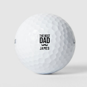 The best dad custom name Golf Balls