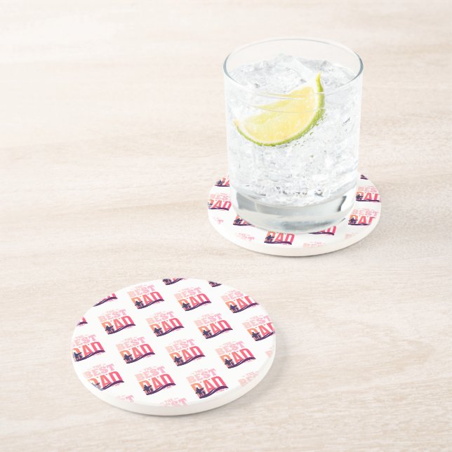 The Best Dad Ever Coaster (Side)
