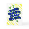 THE BEST DAD EVER fun comics logo card for daddy