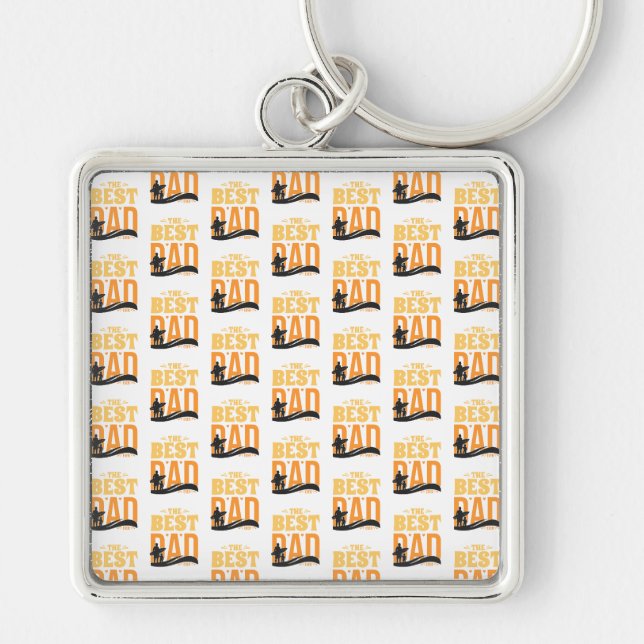 The Best Dad Ever Key Ring (Front)
