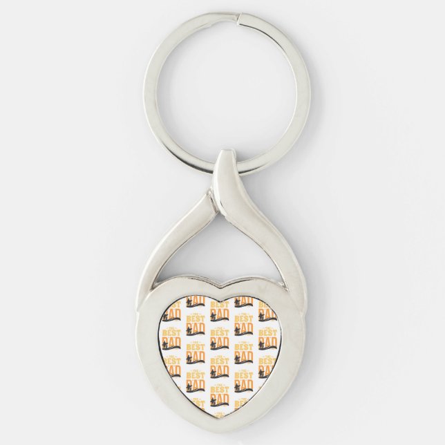 The Best Dad Ever Key Ring (Front)
