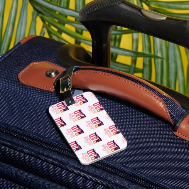 The Best Dad Ever Luggage Tag (Front Insitu 1)