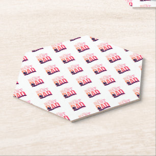 The Best Dad Ever Paper Coaster