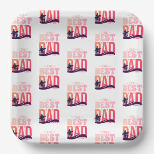 The Best Dad Ever Paper Plate