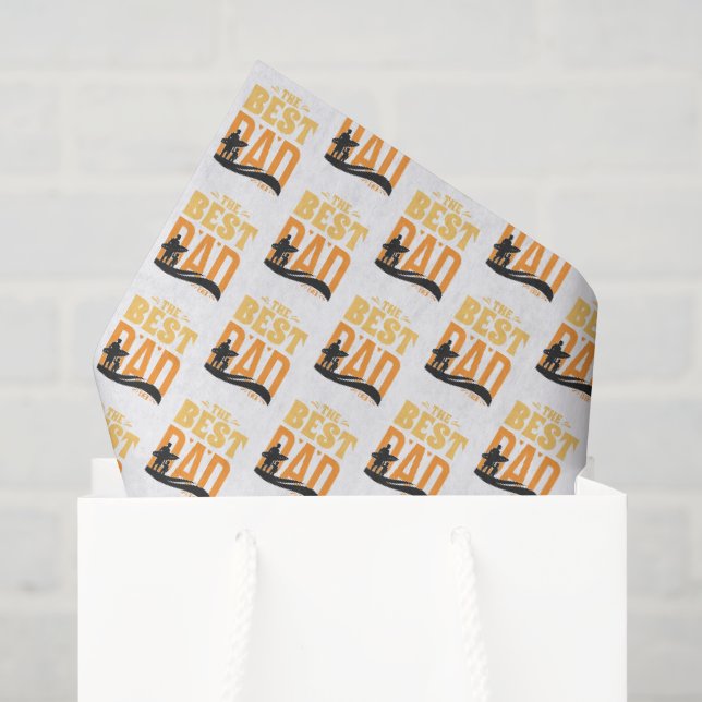 The Best Dad Ever Tissue Paper (Gift Bag)