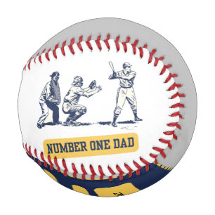 The Best Dad of the World Gift Custom Baseball