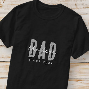 The Best Dad Since 20XX Modern Simple Preppy T-Shirt