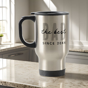 The Best Dad Since 20XX Modern Simple Preppy Travel Mug