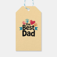 The Best Dad text design