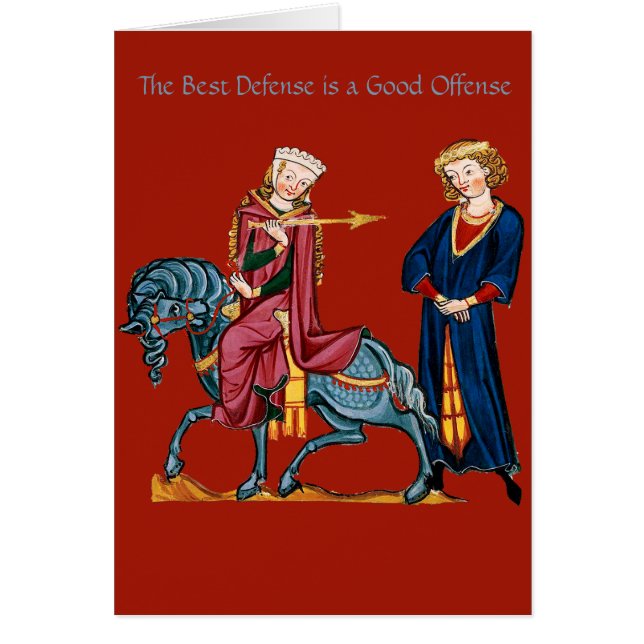 The Best Defence is a Good Offence (Front)