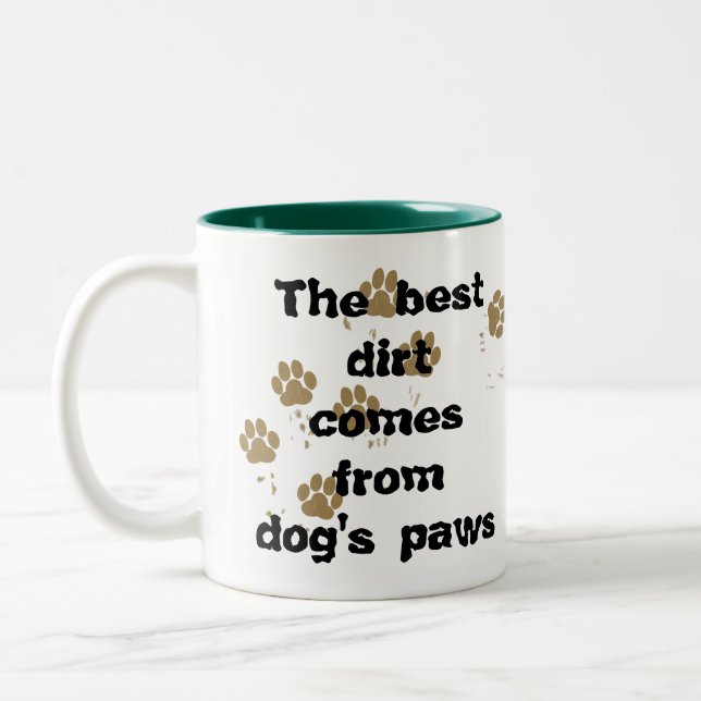 The Best Dirt Two-Tone Coffee Mug (Left)