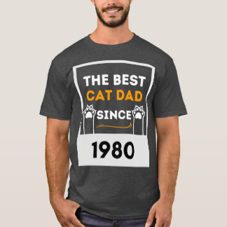The Best Dog Dad From 1980 T-Shirt