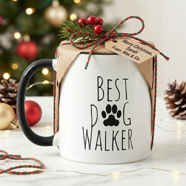 The best dog walker ever. mug (Creator Uploaded)