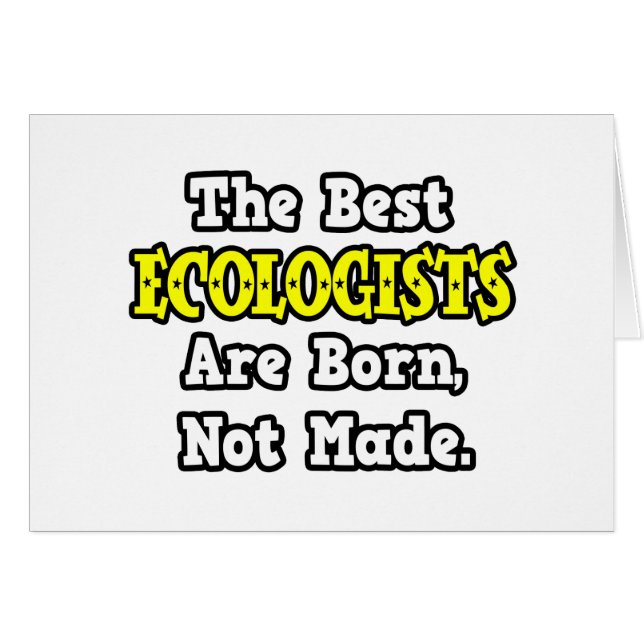 The Best Ecologists Are Born, Not Made (Front Horizontal)