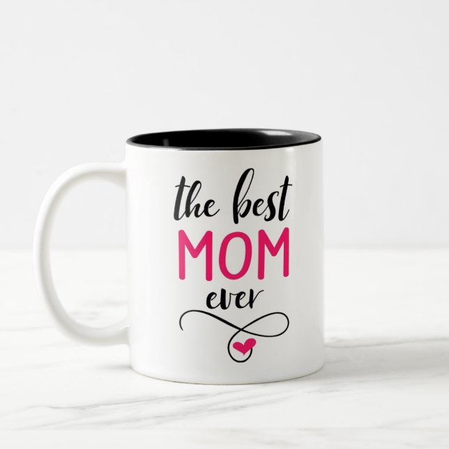 The Best Ever Mum Coffee Mug (Left)