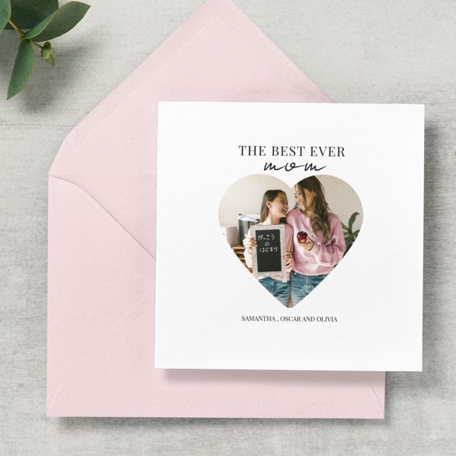 The Best Ever Mum Photo Heart  (Creator Uploaded)