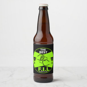 The Best Father-In Law Beer Bottle Label