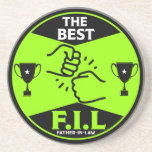 The Best Father-In Law Coaster<br><div class="desc">The Best Father-In Law.©Copyright HGIFY Stores Only. All Rights Reserved.</div>