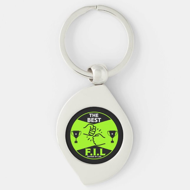 The Best Father-In Law Key Ring (Front)