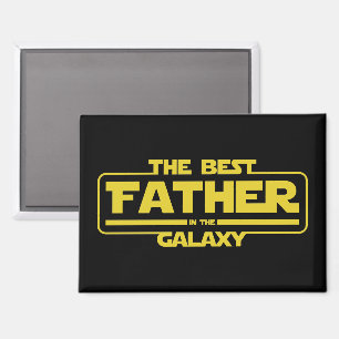 The Best Father In The Galaxy Fathers Day Gift Magnet