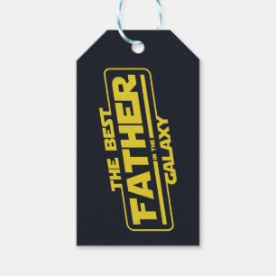 The Best Father In The Galaxy Fathers Day Gift Tags