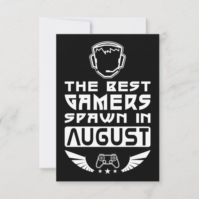 The Best Gamers Spawn in August (Front)