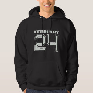 The Best Gift For Birthday February 24 Hoodie