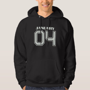 The Best Gift For Birthday January 4 Hoodie