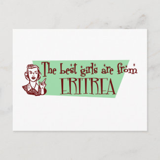 The Best Girls are from Eritrea Postcard