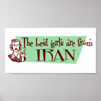 The Best Girls are from Iran Poster
