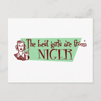 The Best Girls are from Niger Postcard