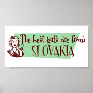 The Best Girls are from Slovakia Poster