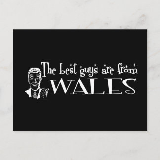 The Best Girls are from Wales Postcard