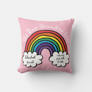 The Best Grandma Granny Ever Colourful Rainbow Pin Cushion
