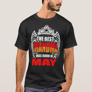 The Best Grandma was Born in horseman riders schoo T-Shirt