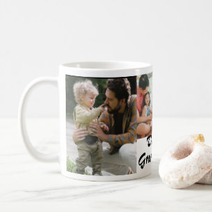The best Grandpa Ever 4 photos white Coffee Mug