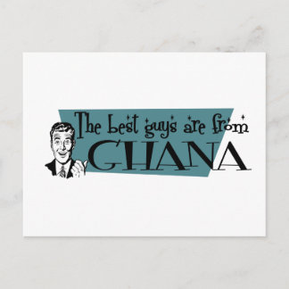 The Best Guys are from Ghana Postcard